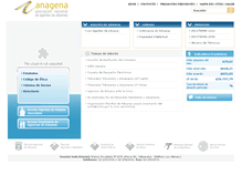 Tablet Screenshot of anagena.cl